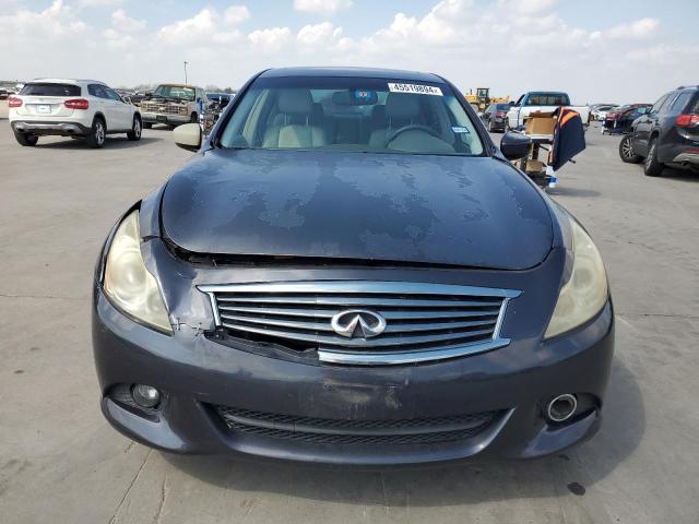 JN1DV6AP0CM810634 - 2012 INFINITI G25 BASE GRAY photo 5