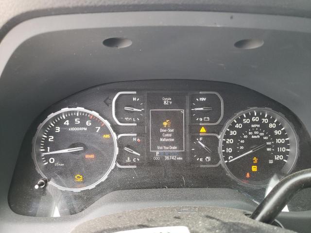 5TFRY5F10LX257328 - 2020 TOYOTA TUNDRA DOUBLE CAB SR/SR5 BLACK photo 9