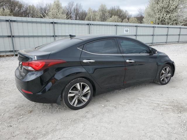 5NPDH4AEXEH534760 - 2014 HYUNDAI ELANTRA SE BLACK photo 3