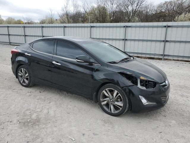 5NPDH4AEXEH534760 - 2014 HYUNDAI ELANTRA SE BLACK photo 4