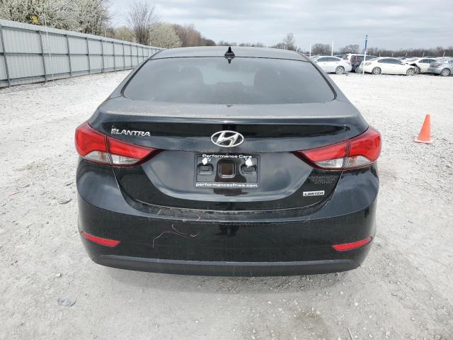 5NPDH4AEXEH534760 - 2014 HYUNDAI ELANTRA SE BLACK photo 6