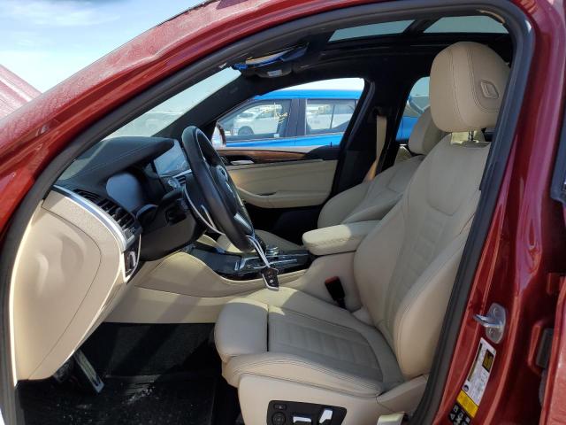 5UX2V5C06M9F49899 - 2021 BMW X4 XDRIVEM40I 红色 照片 7
