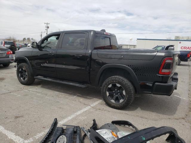 1C6SRFLT1KN785469 - 2019 RAM 1500 REBEL BLACK photo 2