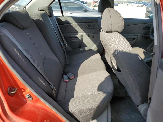 KNADE123266156267 - 2006 KIA RIO RED photo 10