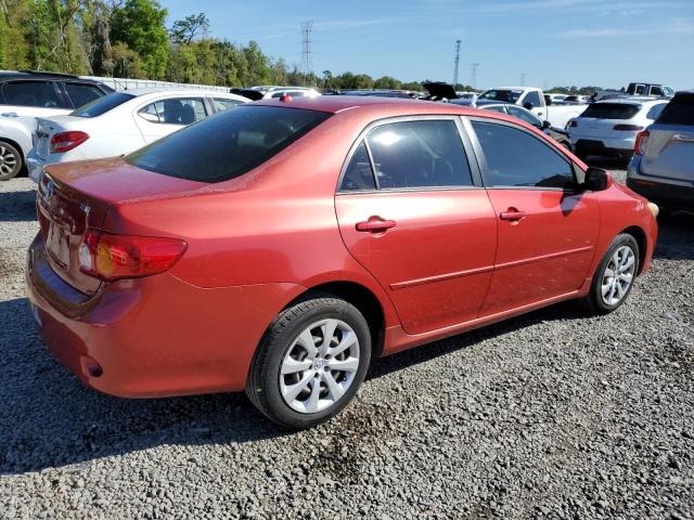 1NXBU40E19Z041075 - 2009 TOYOTA COROLLA BASE RED photo 3