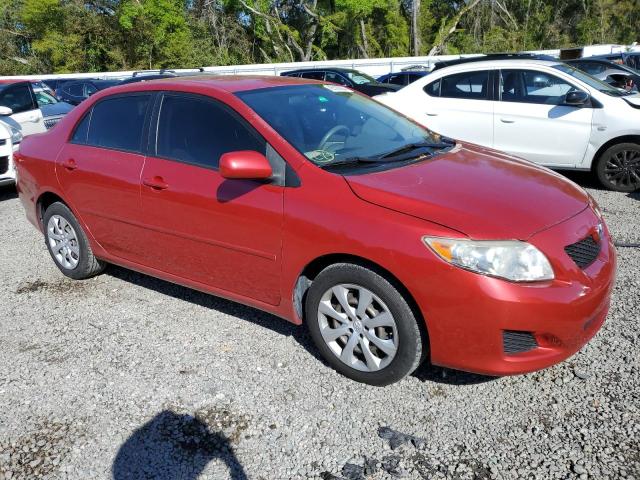 1NXBU40E19Z041075 - 2009 TOYOTA COROLLA BASE RED photo 4