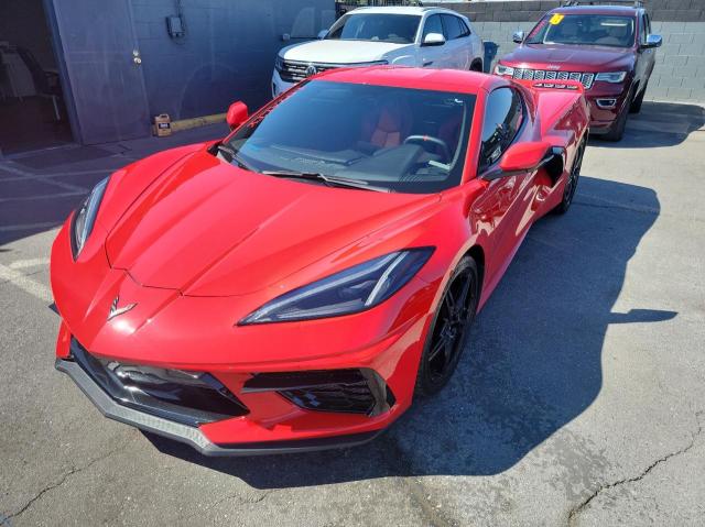 1G1YA2D41M5121677 - 2021 CHEVROLET CORVETTE STINGRAY 1LT RED photo 2