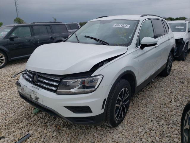 3VV2B7AX5MM127385 - 2021 VOLKSWAGEN TIGUAN SE WHITE photo 1