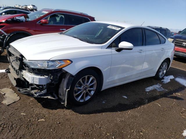 3FA6P0H78HR158711 - 2017 FORD FUSION SE WHITE photo 1