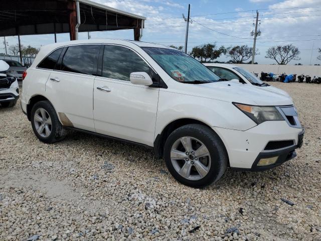 2HNYD2H27AH503802 - 2010 ACURA MDX WHITE photo 4