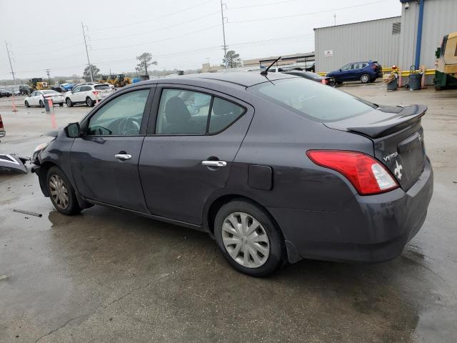 3N1CN7AP7FL864576 - 2015 NISSAN VERSA S GRAY photo 2