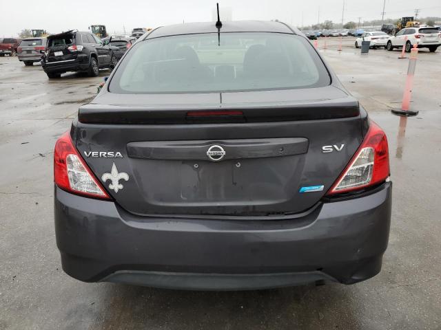 3N1CN7AP7FL864576 - 2015 NISSAN VERSA S GRAY photo 6