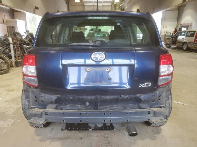 JTKKUPB45D1031629 - 2013 TOYOTA SCION XD BLUE photo 6