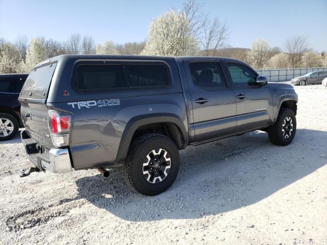 3TYCZ5AN6LT003369 - 2020 TOYOTA TACOMA DOUBLE CAB GRAY photo 3