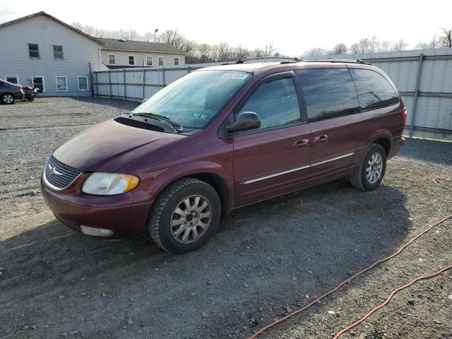 2C8GP54L12R550584 - 2002 CHRYSLER TOWN & COU LXI BURGUNDY photo 1