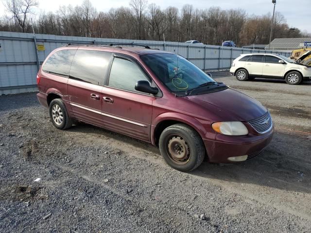 2C8GP54L12R550584 - 2002 CHRYSLER TOWN & COU LXI BURGUNDY photo 4