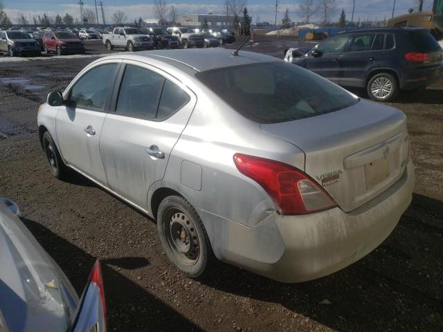 3N1CN7AP9CL894738 - 2012 NISSAN VERSA S SILVER photo 2