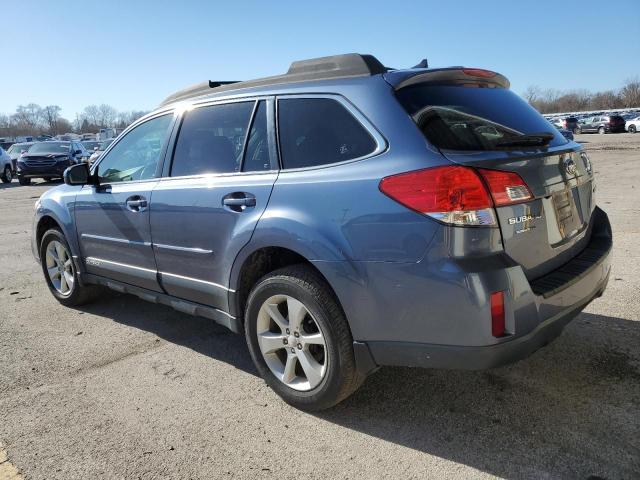 4S4BRCDC6E3278214 - 2014 SUBARU OUTBACK 2.5I PREMIUM BLUE photo 2