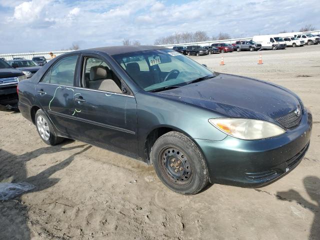 4T1BE32K02U553085 - 2002 TOYOTA CAMRY LE GREEN photo 4