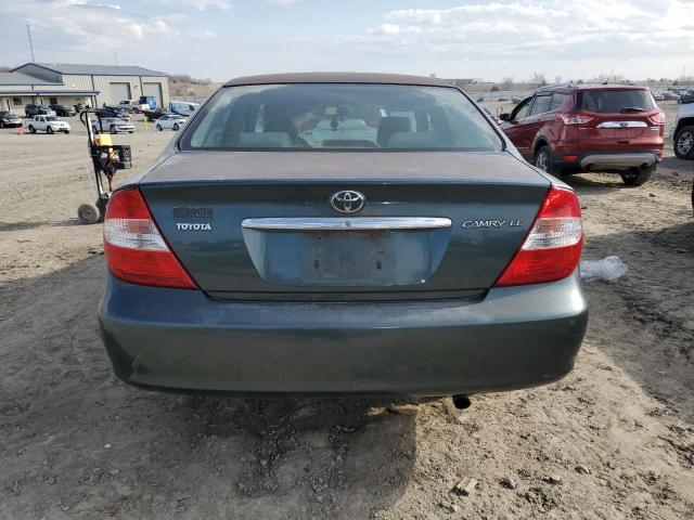 4T1BE32K02U553085 - 2002 TOYOTA CAMRY LE GREEN photo 6