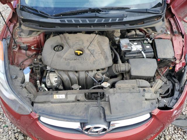 5NPDH4AE1DH349527 - 2013 HYUNDAI ELANTRA GLS BURGUNDY photo 11