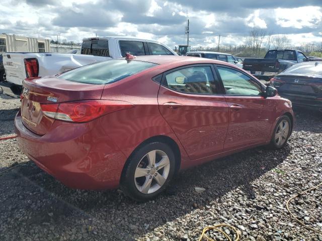 5NPDH4AE1DH349527 - 2013 HYUNDAI ELANTRA GLS BURGUNDY photo 3