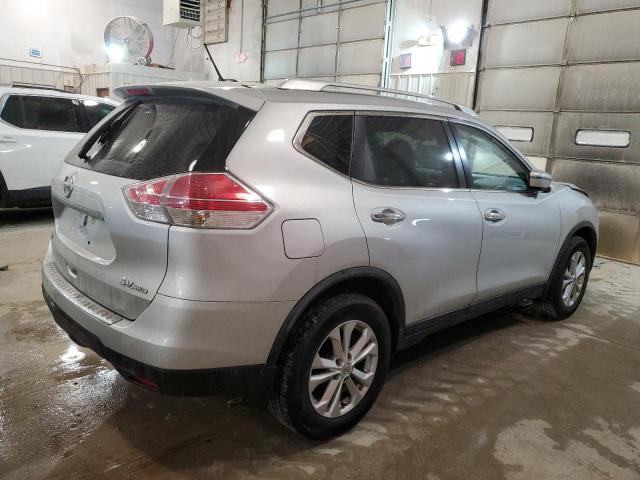 KNMAT2MV0GP693506 - 2016 NISSAN ROGUE S SILVER photo 3