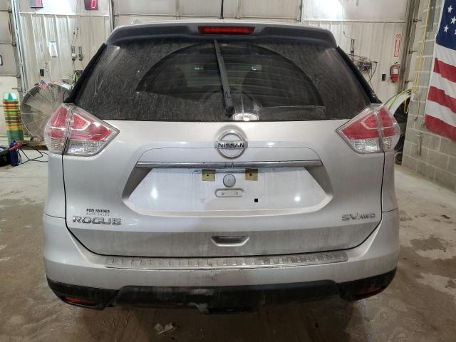 KNMAT2MV0GP693506 - 2016 NISSAN ROGUE S SILVER photo 6