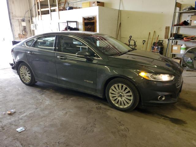 3FA6P0LU0FR206129 - 2015 FORD FUSION SE HYBRID GRAY photo 4