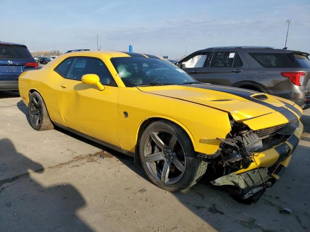 2C3CDZC98JH304758 - 2018 DODGE CHALLENGER SRT HELLCAT YELLOW photo 4