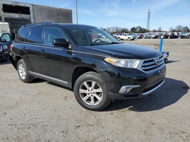 5TDBK3EH3CS119892 - 2012 TOYOTA HIGHLANDER BASE Noir photo 4