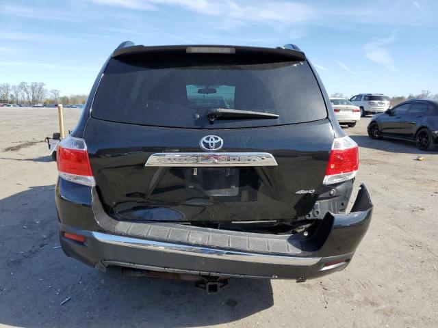 5TDBK3EH3CS119892 - 2012 TOYOTA HIGHLANDER BASE Noir photo 6