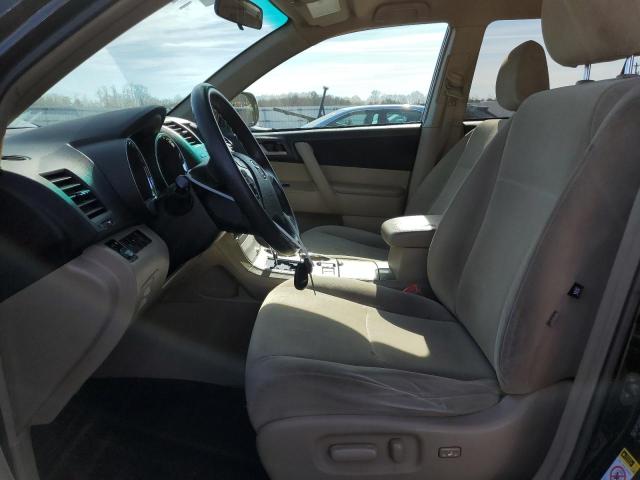 5TDBK3EH3CS119892 - 2012 TOYOTA HIGHLANDER BASE Noir photo 7