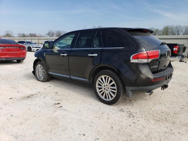 2LMDJ6JK0BBJ02840 - 2011 LINCOLN MKX BLACK photo 2