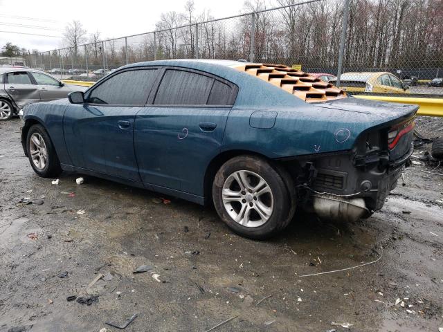 2C3CDXBG2KH636720 - 2019 DODGE CHARGER SXT BLUE photo 2