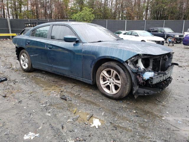 2C3CDXBG2KH636720 - 2019 DODGE CHARGER SXT BLUE photo 4