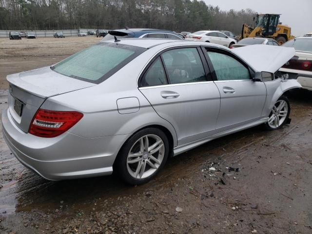 WDDGF4HB9DR293222 - 2013 MERCEDES-BENZ C 250 SILVER photo 3