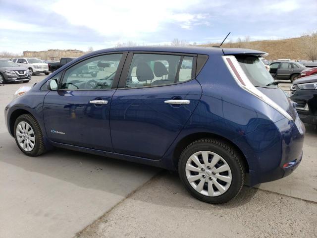 1N4BZ0CP0GC315242 - 2016 NISSAN LEAF SV BLUE photo 2