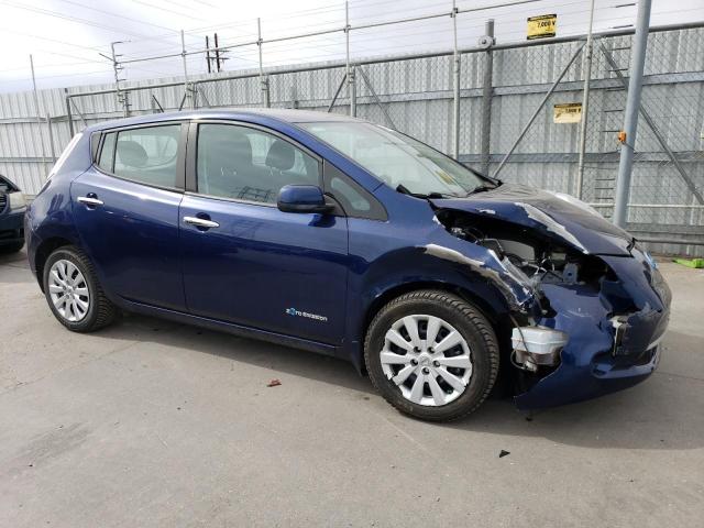 1N4BZ0CP0GC315242 - 2016 NISSAN LEAF SV BLUE photo 4