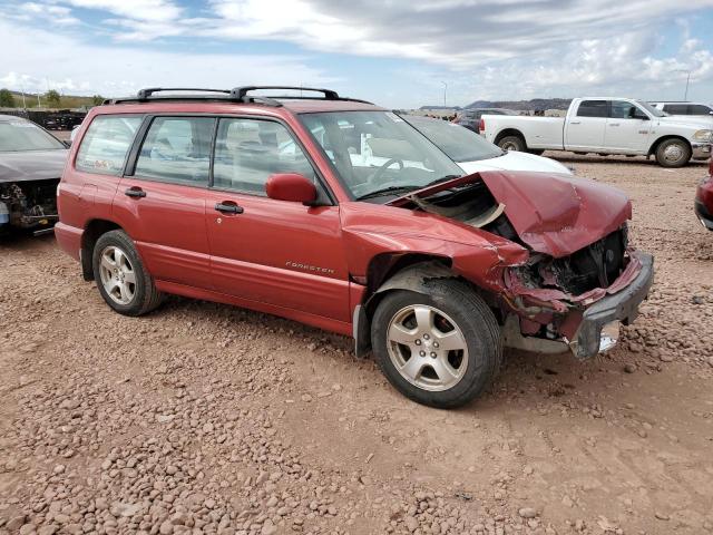 JF1SF65682H748643 - 2002 SUBARU FORESTER S RED photo 4