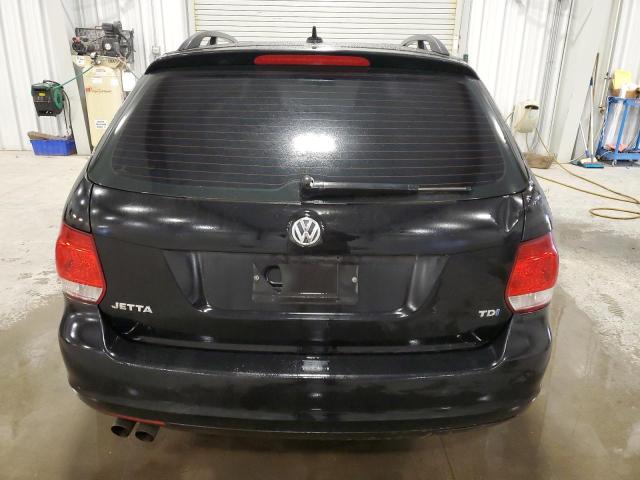 3VWPL7AJ8EM607044 - 2014 VOLKSWAGEN JETTA TDI BLACK photo 6