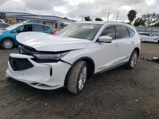 5J8YE1H81PL005237 - 2023 ACURA MDX ADVANCE WHITE photo 1