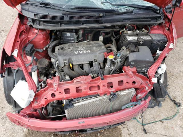 JTDBT903491311923 - 2009 TOYOTA YARIS RED photo 11