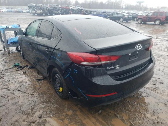 KMHD74LFXJU589035 - 2018 HYUNDAI ELANTRA SE BLACK photo 2