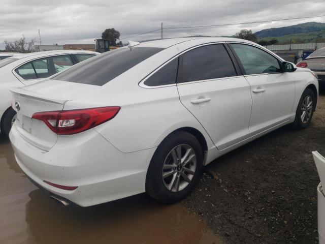 5NPE24AFXHH490259 - 2017 HYUNDAI SONATA SE WHITE photo 3