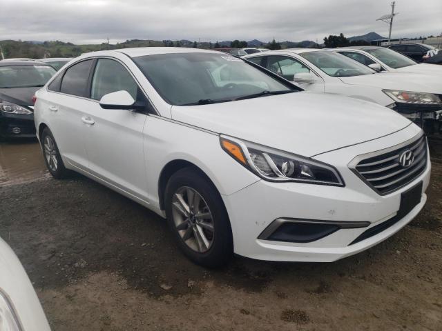 5NPE24AFXHH490259 - 2017 HYUNDAI SONATA SE WHITE photo 4