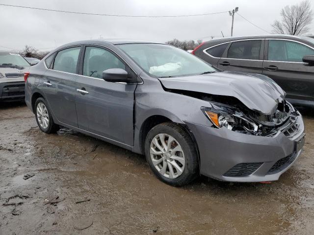 3N1AB7AP3JL643758 - 2018 NISSAN SENTRA S GRAY photo 4