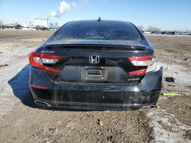 1HGCV1F38NA106009 - 2022 HONDA ACCORD SPORT Қара фото 6