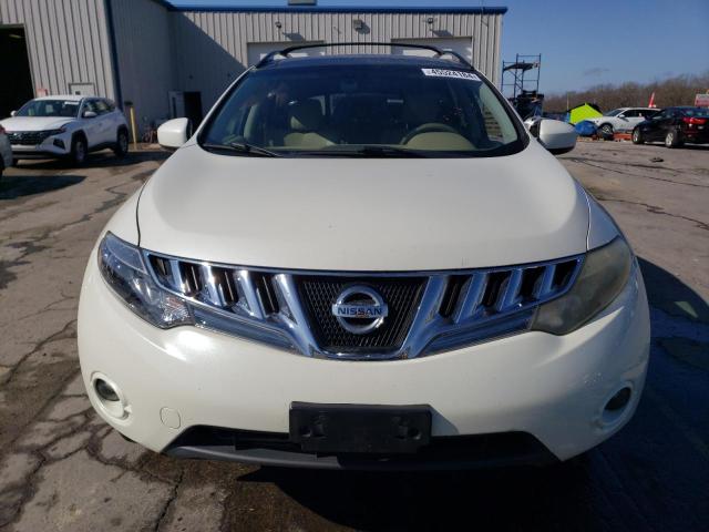 JN8AZ1MW5AW137971 - 2010 NISSAN MURANO S WHITE photo 5