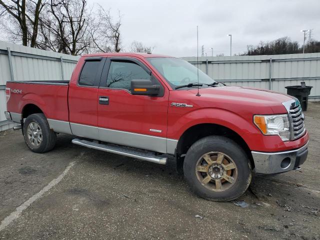 1FTFX1ET0CFB52831 - 2012 FORD F150 SUPER CAB RED photo 4